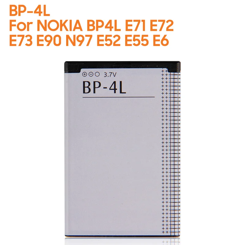

New yelping BP-4L Phone Battery For Nokia E52 E55 E6 E63 E71 E72 E73 E90 N97 6650T N810