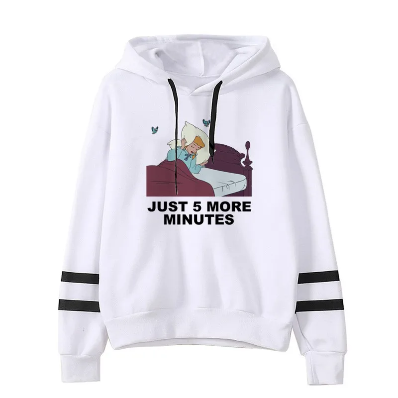 Cinderella Just 5 More Minutes Funny Oversized Hoodie Kawaii Hooded Sweatshirts Cartoon Harajuku Hoody Pink White Black Clothing
Cinderella Just 5 More Minutes Funny Oversized Hoodie Kawaii Hooded Sweatshirts Cartoon Harajuku Hoody Pink White Black Clothing