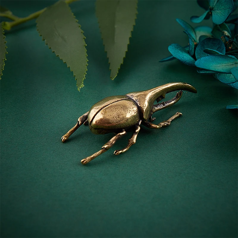 Brass Insect Figurine Miniature Bugs Tea Pet Ornament Copper Beetle Statue
Brass Insect Figurine Miniature Bugs Tea Pet Ornament Copper Beetle Statue