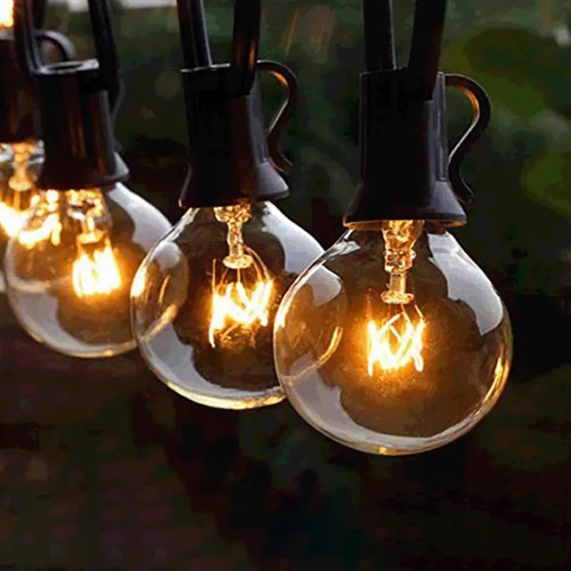 50/38/30 Bulbs Led String Lights Street Garlands Christmas Tree Decoration Outdoor Wedding Fairy Garden Lights Decor Waterproof
50/38/30 Bulbs Led String Lights Street Garlands Christmas Tree Decoration Outdoor Wedding Fairy Garden Lights Decor Waterproof