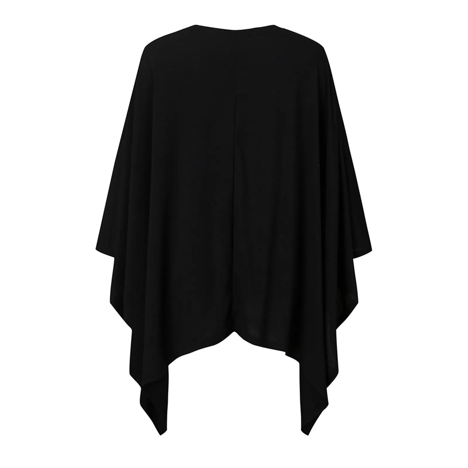 Женский вязаный кардиган средней длины, свободная и асимметричная однотонная накидка с подолом
Женский вязаный кардиган средней длины, свободная и асимметричная однотонная накидка с подолом