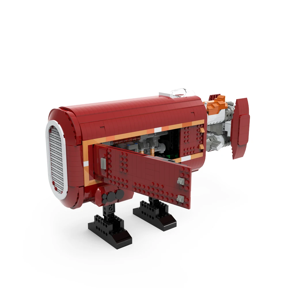 MOC Movie Series UCS Rey's Speeder Building Blocks Set Idea Space Wars Assemble Spaceship Model Toys For Children Birthday Gifts
MOC Movie Series UCS Rey's Speeder Building Blocks Set Idea Space Wars Assemble Spaceship Model Toys For Children Birthday Gifts