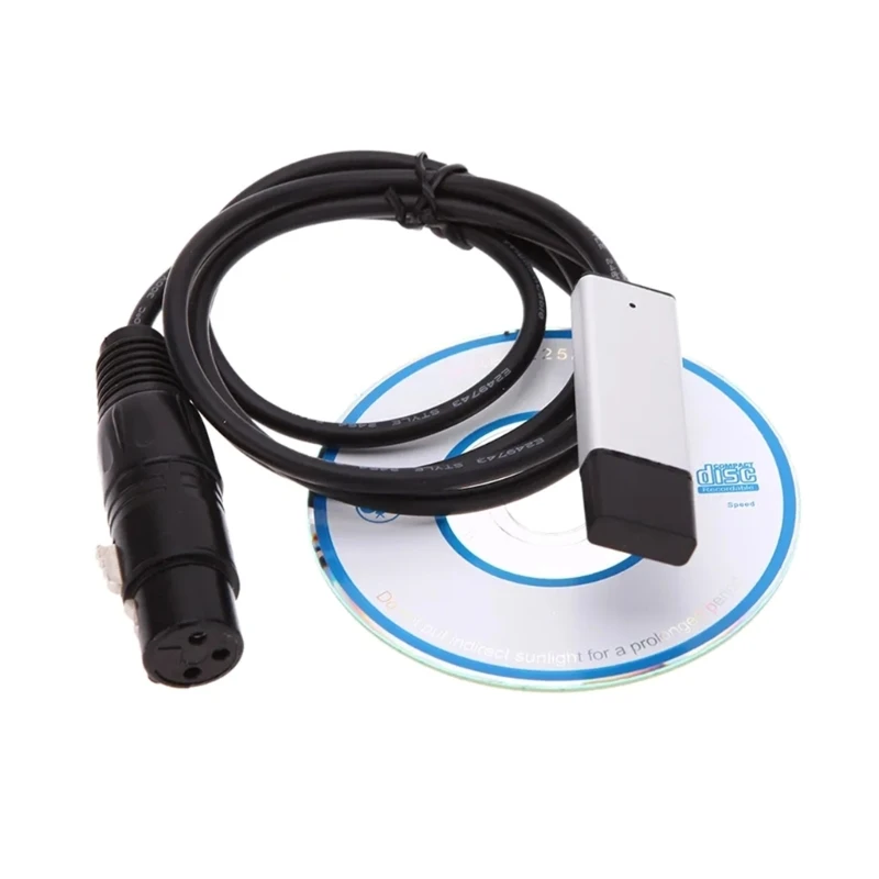 Y5GE USB DMX512 Adapter for Lighting Control Easy Installation Compatible withWindows and More
Y5GE USB DMX512 Adapter for Lighting Control Easy Installation Compatible withWindows and More