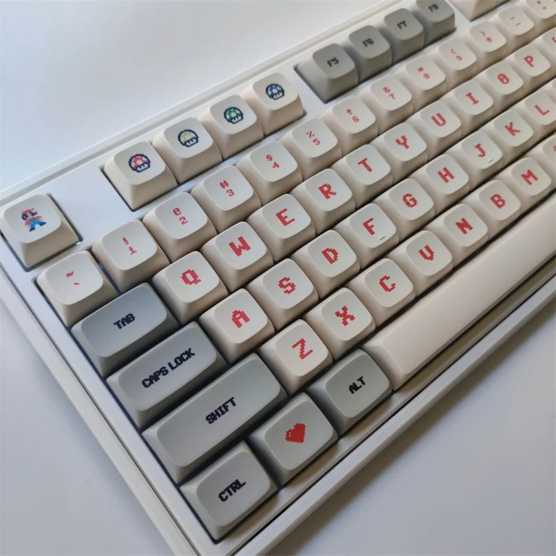 Mechanical Keyboard XDA Gamer PBT Keycaps Classic Gameboy Childhood FC Retro Game Teclado Player pbt Key Caps Custom Dye-Subbed 
Mechanical Keyboard XDA Gamer PBT Keycaps Classic Gameboy Childhood FC Retro Game Teclado Player pbt Key Caps Custom Dye-Subbed