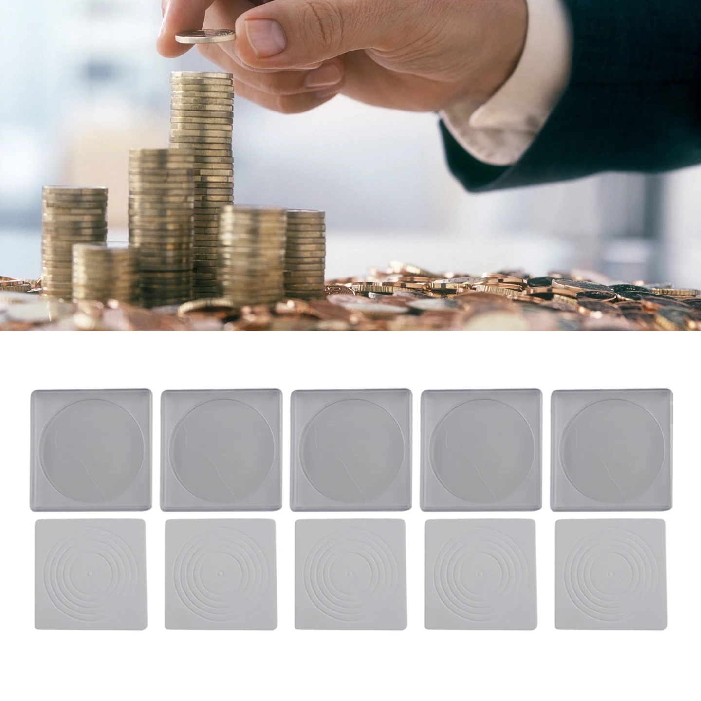Coin Storage Box Coin Capsules With Spacers Coin Box Collection Collection Organizer Container Square Household Storage
Coin Storage Box Coin Capsules With Spacers Coin Box Collection Collection Organizer Container Square Household Storage