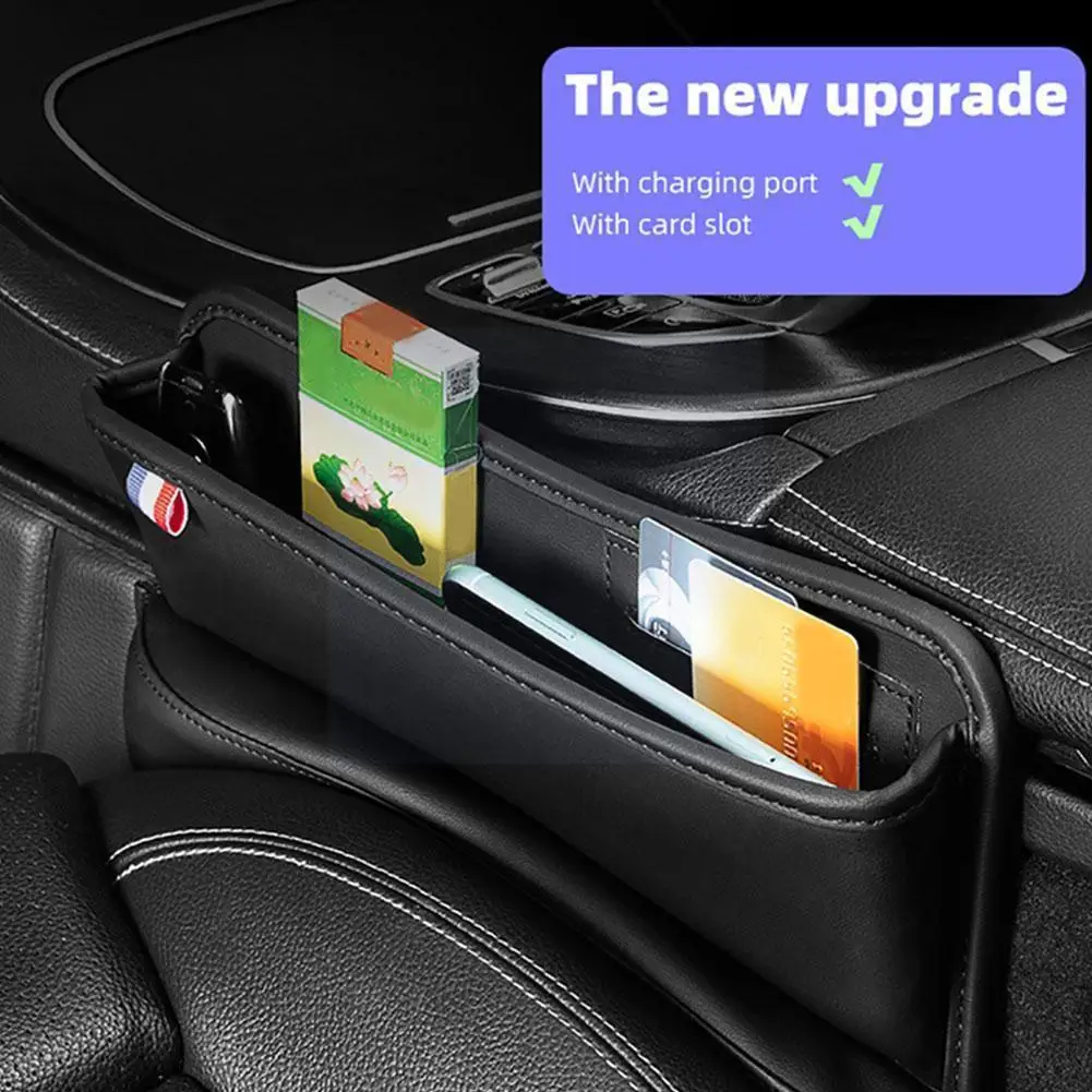 PU Leather Car Seat Leather Storage Box Gap Plug Filler Organizer In Fill Phone The Gap Holder Interior Seat Accessories G9R6
PU Leather Car Seat Leather Storage Box Gap Plug Filler Organizer In Fill Phone The Gap Holder Interior Seat Accessories G9R6