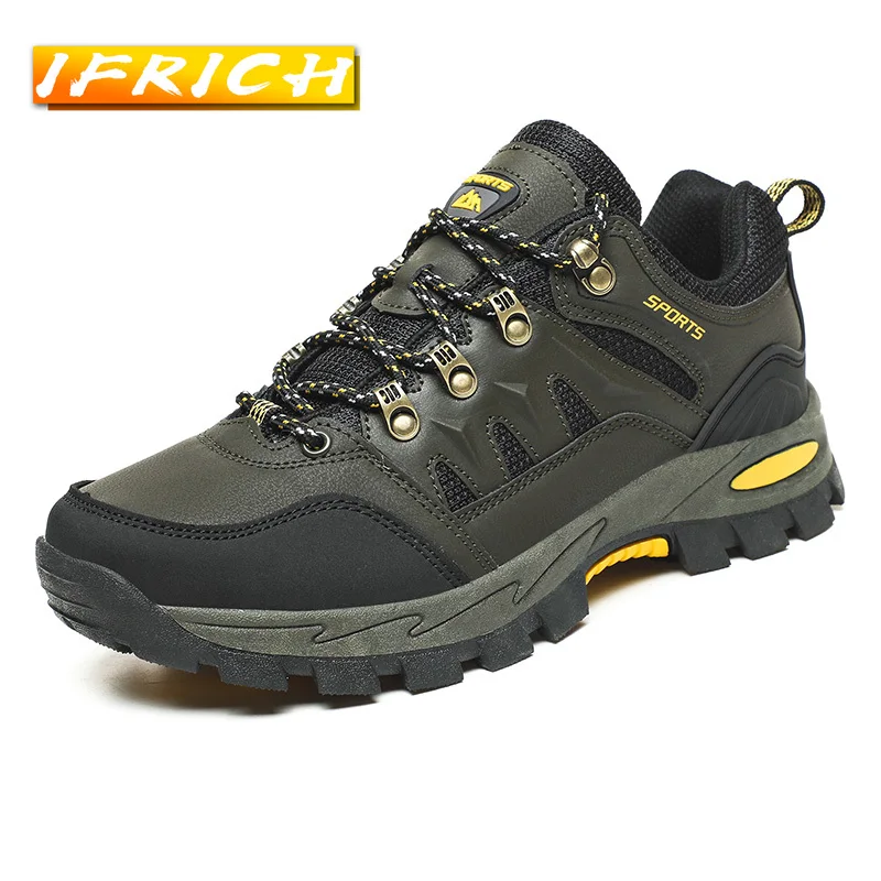 Best Selling Mountain Men Shoes Leather Large Size Trekking Mens Shoes Spring Anti Slip Top Quality Outdoors Brand Shoes Men
Best Selling Mountain Men Shoes Leather Large Size Trekking Mens Shoes Spring Anti Slip Top Quality Outdoors Brand Shoes Men