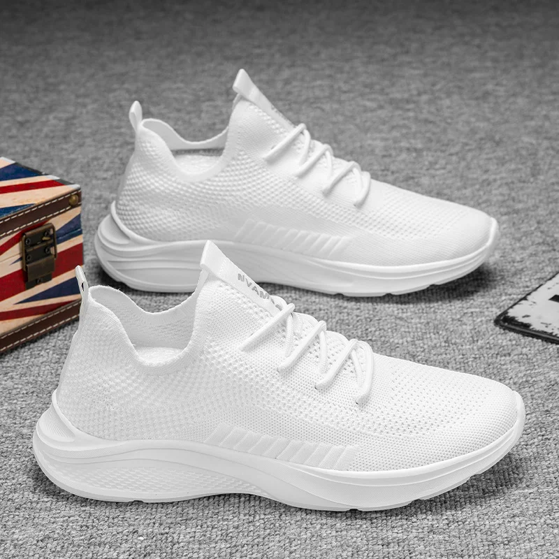 Tennis white sports shoes for men casual fashion breathable couple sports running walking shoes large-sized tenis men's lace up
Tennis white sports shoes for men casual fashion breathable couple sports running walking shoes large-sized tenis men's lace up