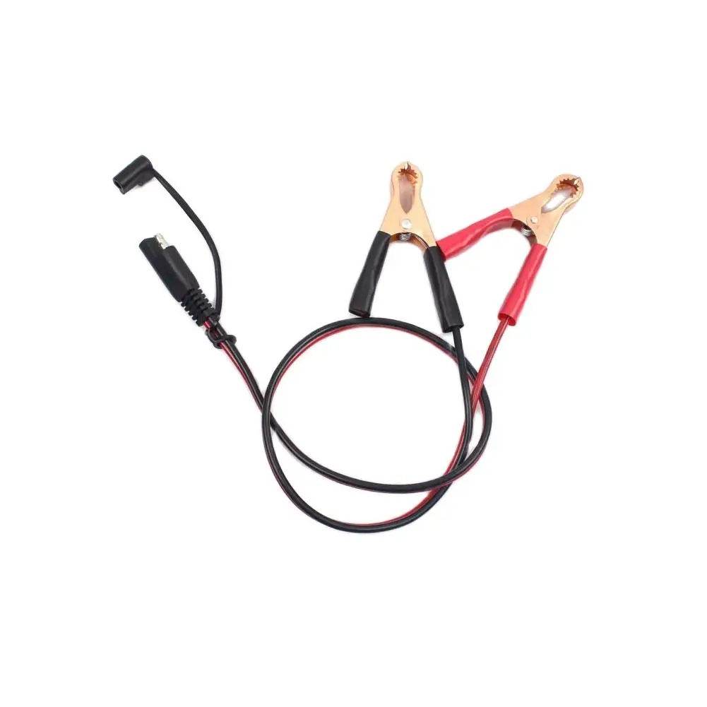 

Car Battery Charger Clip To Sae Connector Extension Cable 16awg Sae 2 Pin Quick Disconnect To Clamps Connectors Cord