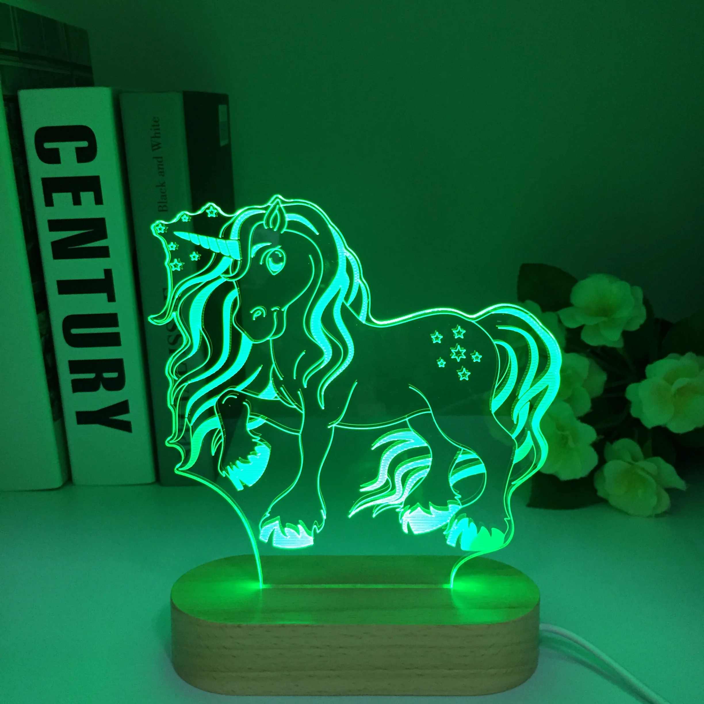 Wooden 3d Lamp Unicorn Baby Night Light Colors Usb Battery Nightlight for Kids Child Girl Bedroom Decor Unicorn Night Lamp Gift
Wooden 3d Lamp Unicorn Baby Night Light Colors Usb Battery Nightlight for Kids Child Girl Bedroom Decor Unicorn Night Lamp Gift