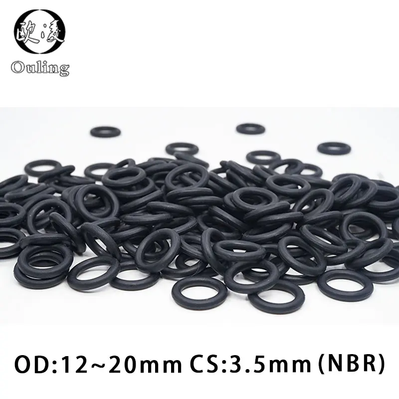 40PCS/lot Rubber Ring NBR Sealing O-Ring CS3.5mm OD12/13/14/15/17/16/18/19/20mm O Ring Seal Gasket Sealing Washer Oil Ring
40PCS/lot Rubber Ring NBR Sealing O-Ring CS3.5mm OD12/13/14/15/17/16/18/19/20mm O Ring Seal Gasket Sealing Washer Oil Ring