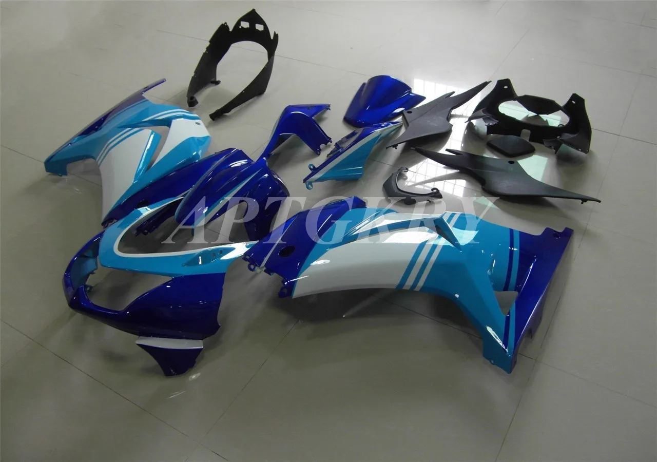 Новый комплект обтекателей для мотоцикла из АБС-пластика, подходит для Kawasaki Ninja EX250 2008 2009 2010 2011 2012 небесно-голубого и белого цвета на заказ
Новый комплект обтекателей для мотоцикла из АБС-пластика, подходит для Kawasaki Ninja EX250 2008 2009 2010 2011 2012 небесно-голубого и белого цвета на заказ