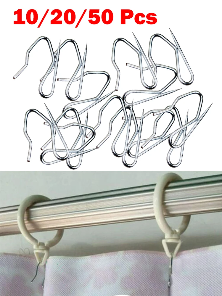 10pcs Curtain Drapery Pin Hooks Silvery Great For Hanging Pleater Curtain And Achieving Traditional Look Made Of Stainless Steel
10pcs Curtain Drapery Pin Hooks Silvery Great For Hanging Pleater Curtain And Achieving Traditional Look Made Of Stainless Steel