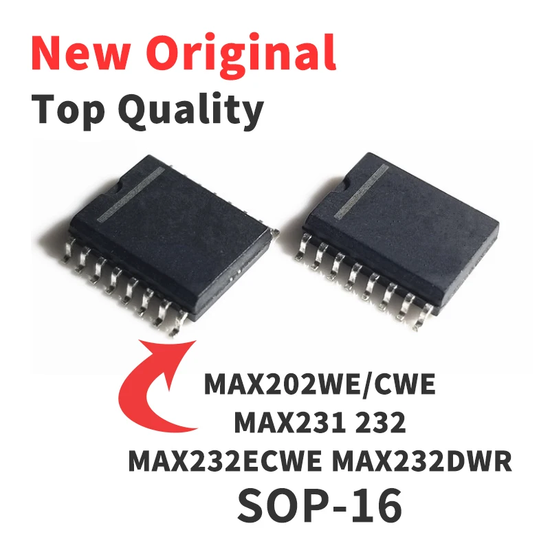 5 шт. MAX232ECWE MAX232CWE MAX231CWE MAX202CWE MAX232DWR посылка SOP-16 чип IC совершенно новый оригинал
5 шт. MAX232ECWE MAX232CWE MAX231CWE MAX202CWE MAX232DWR посылка SOP-16 чип IC совершенно новый оригинал