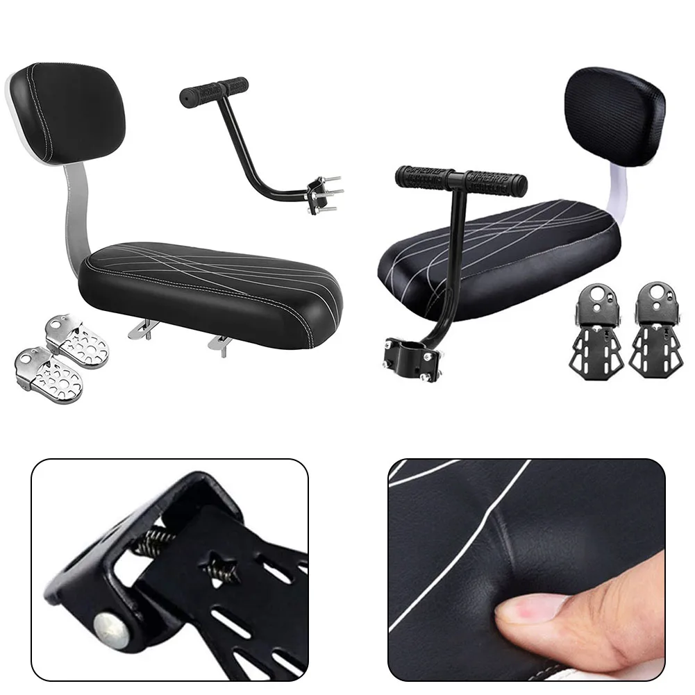 1 Set Bicycle Rear Saddle Bike Seat With Back Rest With Handle & Pedals Electric Bike Children Seat Cycling Accessories Parts
1 Set Bicycle Rear Saddle Bike Seat With Back Rest With Handle & Pedals Electric Bike Children Seat Cycling Accessories Parts