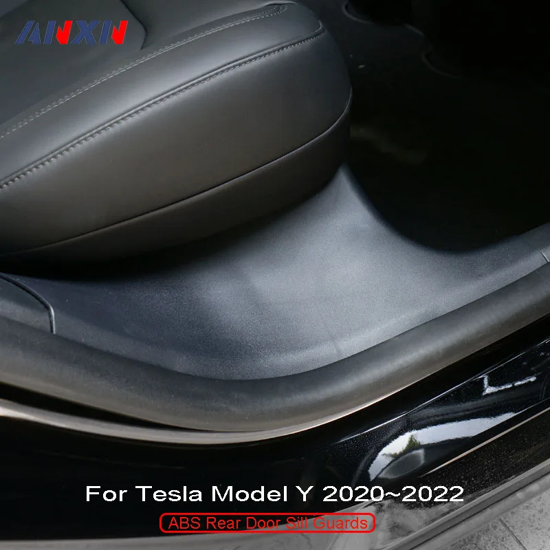 2pcs ABS Rear Door Sill Guards For Tesla Model Y 2020 ~ 2021 Rear Door Inner Sill Protector Plate Cover Bumper
2pcs ABS Rear Door Sill Guards For Tesla Model Y 2020 ~ 2021 Rear Door Inner Sill Protector Plate Cover Bumper
