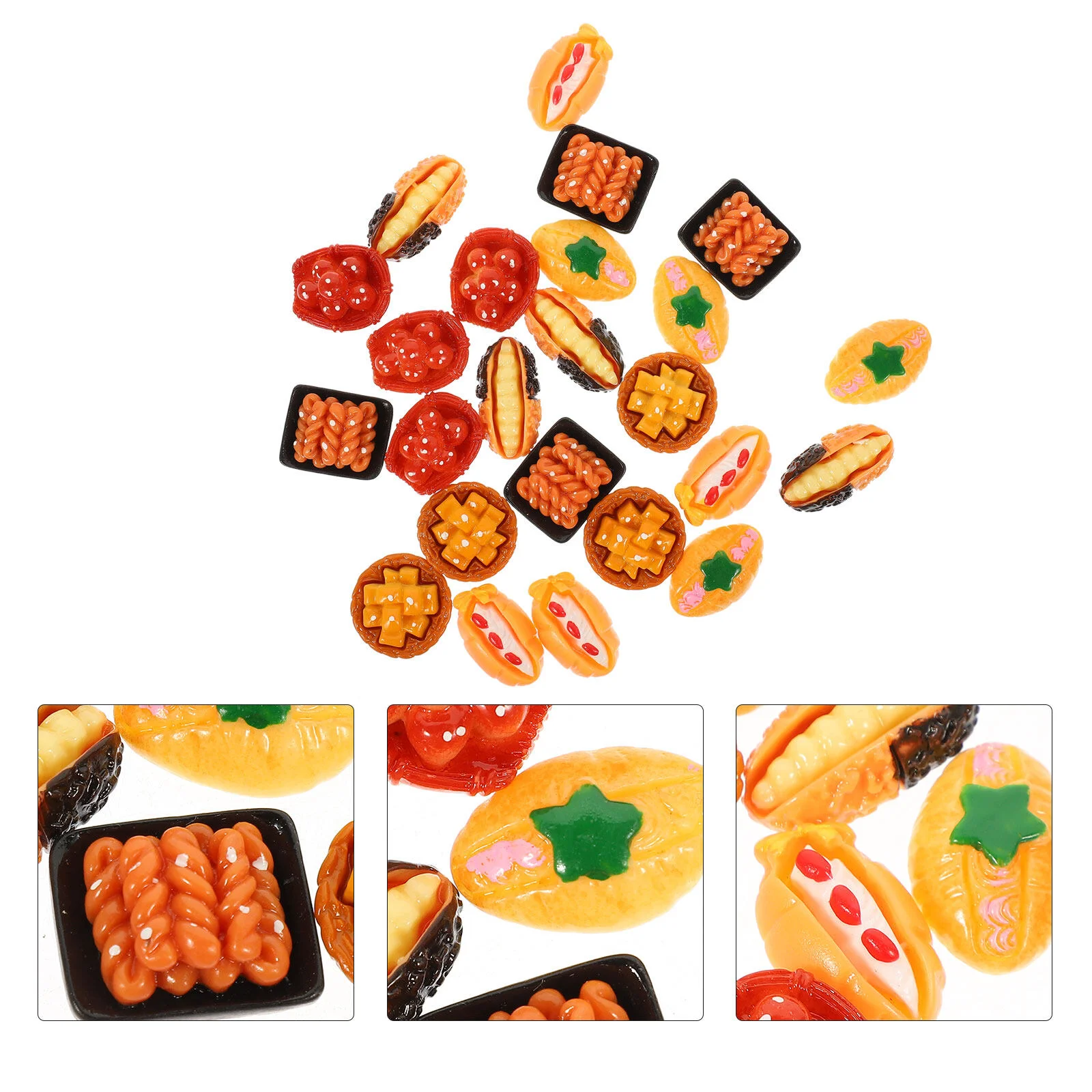 24 шт., реалистичные миниатюрные украшения для дома
24 шт., реалистичные миниатюрные украшения для дома