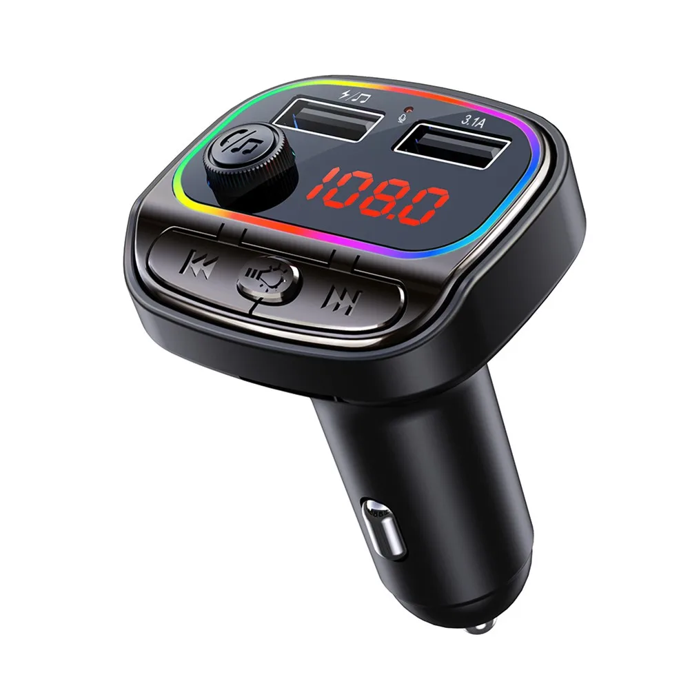 Charger FM Transmitter 1 PC AUX Bluetooth 5.0+EDR Car Hands-Free LED Backlit Mp3 Radio Adapter Wireless Practical
Charger FM Transmitter 1 PC AUX Bluetooth 5.0+EDR Car Hands-Free LED Backlit Mp3 Radio Adapter Wireless Practical