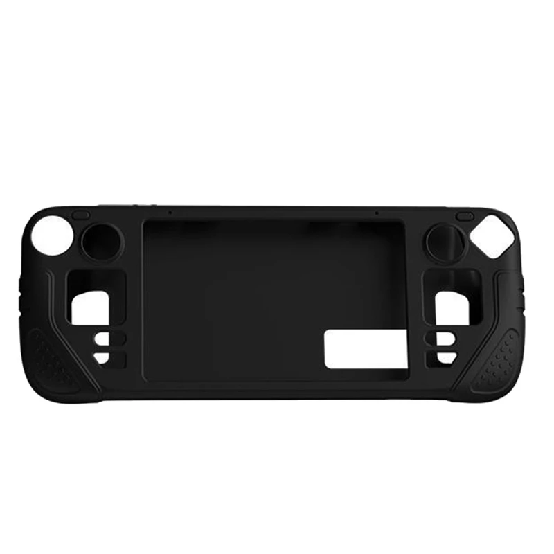 Black Console Soft Protective Shell Silicone Case Shockproof Anti-Drop Cover For Steam Deck Game Accessories 
Black Console Soft Protective Shell Silicone Case Shockproof Anti-Drop Cover For Steam Deck Game Accessories
