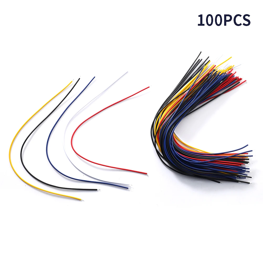 100Pcs/pac 20CM Color Flexible Two Ends Tin-plated Breadboard DIY Jumper Cable Wires DIY Electronic Kit Solder Cable Kit
100Pcs/pac 20CM Color Flexible Two Ends Tin-plated Breadboard DIY Jumper Cable Wires DIY Electronic Kit Solder Cable Kit
