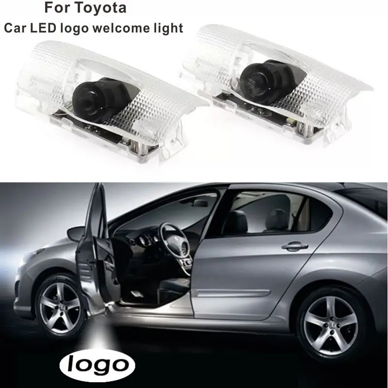 2pcs LED Car Logo Door Welcome Light Projection Laser Projector Lights For Toyota Camry Reiz Prado Prius Highlander Avalon Crown
2pcs LED Car Logo Door Welcome Light Projection Laser Projector Lights For Toyota Camry Reiz Prado Prius Highlander Avalon Crown