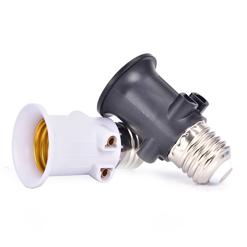 PBT Fireproof E27 Bulb Adapter Lamp Holder Base Socket Conversion With EU Plug 
PBT Fireproof E27 Bulb Adapter Lamp Holder Base Socket Conversion With EU Plug