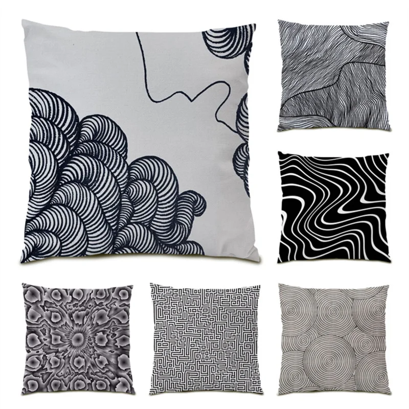 Ornamental Artistic Pattern Living Room Polyester Linen Velvet Sofa Decorative Cushion Cover Abstract Geometry Pillowcase E0505
Ornamental Artistic Pattern Living Room Polyester Linen Velvet Sofa Decorative Cushion Cover Abstract Geometry Pillowcase E0505