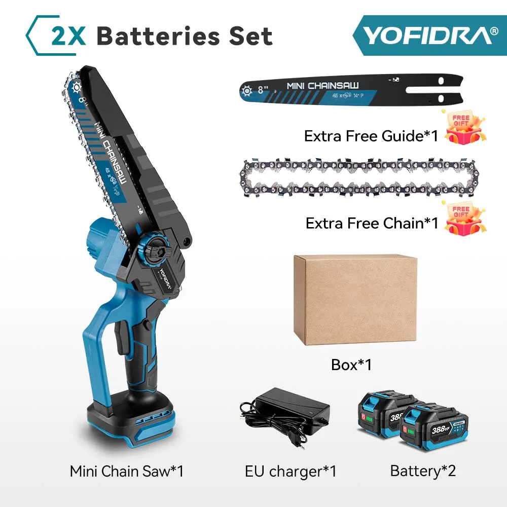 YOFIDRA Бесщеточная электропила 8 дюймов для Makita 18 В
YOFIDRA Бесщеточная электропила 8 дюймов для Makita 18 В