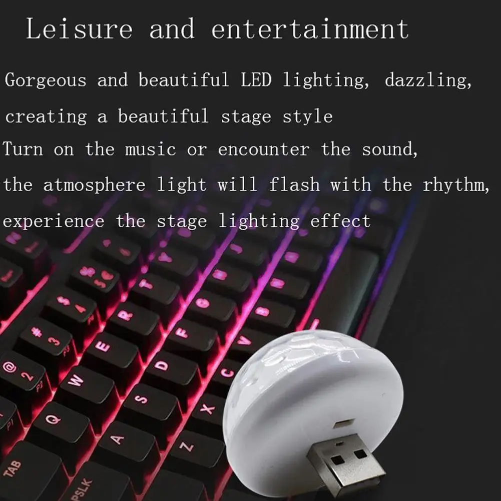 Car Dj Voice-activated Colorful Lights Led Usb Ambient Strobe Car Decorative Lights Lights Light Car Lights Ktv Lights Ligh H0r1
Car Dj Voice-activated Colorful Lights Led Usb Ambient Strobe Car Decorative Lights Lights Light Car Lights Ktv Lights Ligh H0r1