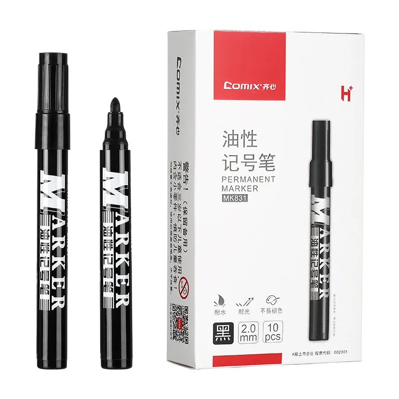 5/3 Oily Black Marking Pen 2mm Marking Pen for Wholesale Waterproof Logistics CDs, Plastic, Wood, Poland. Textiles
5/3 Oily Black Marking Pen 2mm Marking Pen for Wholesale Waterproof Logistics CDs, Plastic, Wood, Poland. Textiles