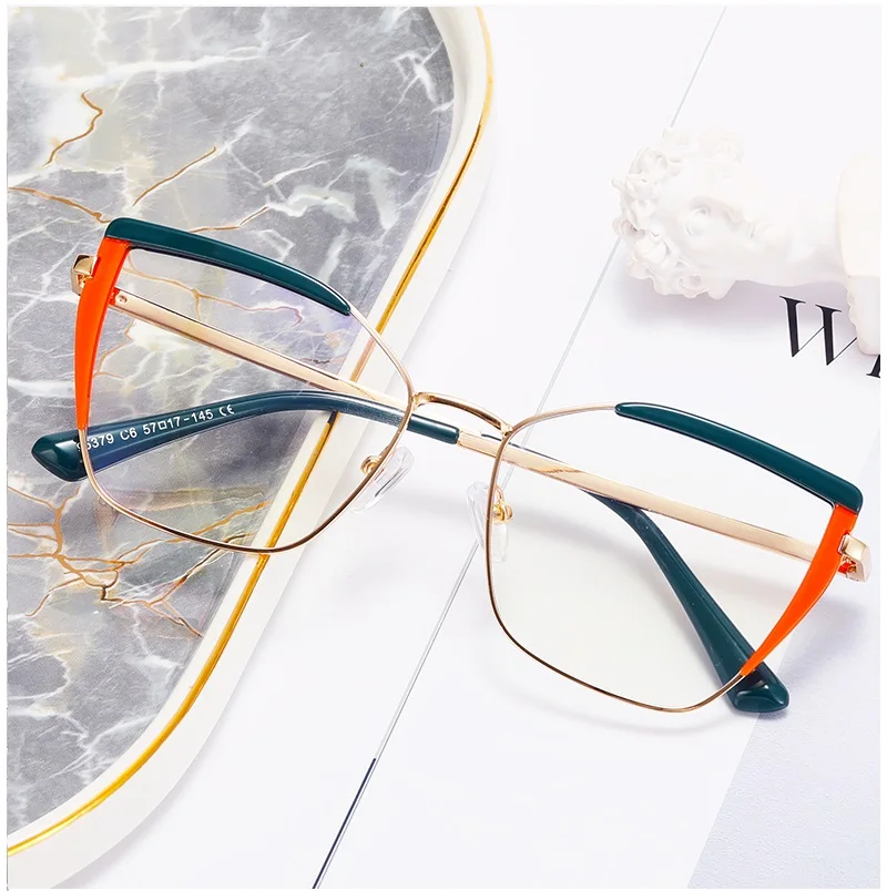 Prescription Fashionable female Optical Office Glasses Vintage Clear Blue Light Blocking Glasses Women Eyeglasses Myopia Degree
Prescription Fashionable female Optical Office Glasses Vintage Clear Blue Light Blocking Glasses Women Eyeglasses Myopia Degree