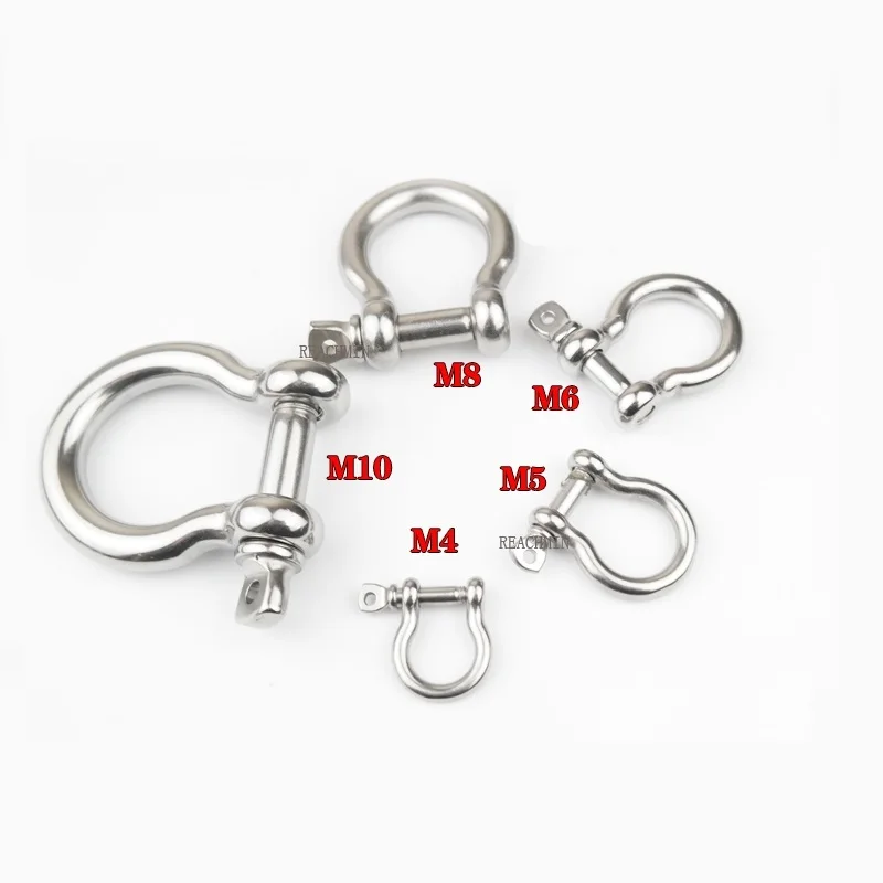 10PCS/20PCS/50PCS/LOT M4/5/6/8/10 304 Stainless Steel Bow Shackle Boat Screw-Pin Anchor
10PCS/20PCS/50PCS/LOT M4/5/6/8/10 304 Stainless Steel Bow Shackle Boat Screw-Pin Anchor