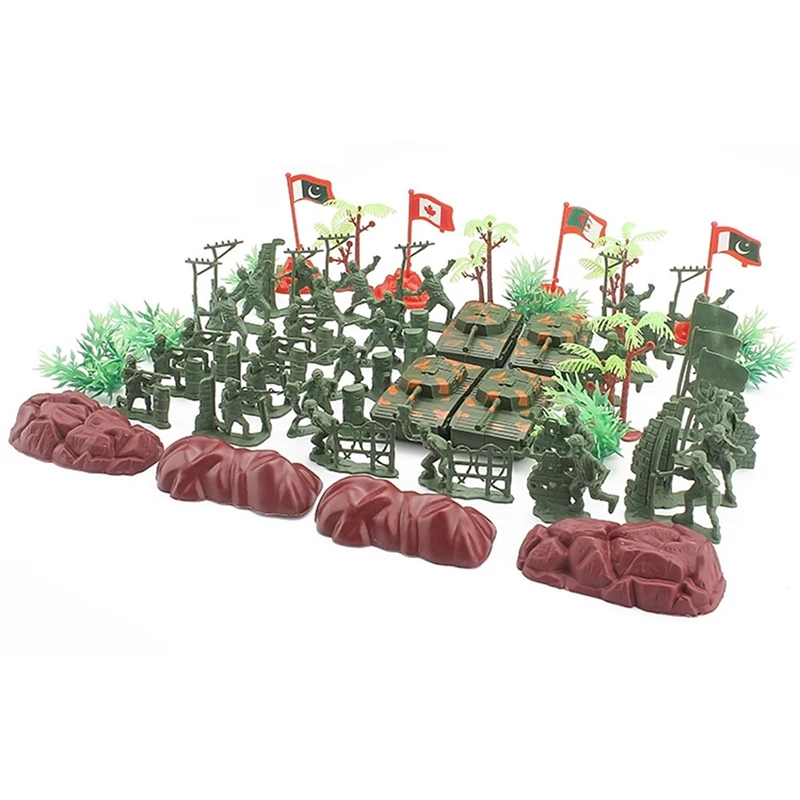 52Pcs Mini Soldier Model Playset Action Figures Soldier Set,Simulation Soldier Sand Table Play Against Desk Decor
52Pcs Mini Soldier Model Playset Action Figures Soldier Set,Simulation Soldier Sand Table Play Against Desk Decor