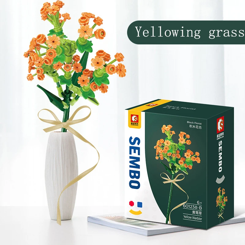 Creative Expert DIY Flowers Bouquet Phalaenopsis Rose Friends Moc Potted Plants Building Blocks Toys for Girls Children's Day
Creative Expert DIY Flowers Bouquet Phalaenopsis Rose Friends Moc Potted Plants Building Blocks Toys for Girls Children's Day