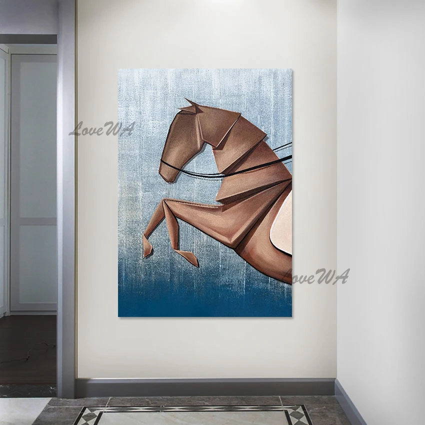 Abstract Oil Painting Canvas Wall Art Animal Head Wall Decoration 3d Horse Pictures Acrylic Design Unframed Handmade Artwork
Abstract Oil Painting Canvas Wall Art Animal Head Wall Decoration 3d Horse Pictures Acrylic Design Unframed Handmade Artwork