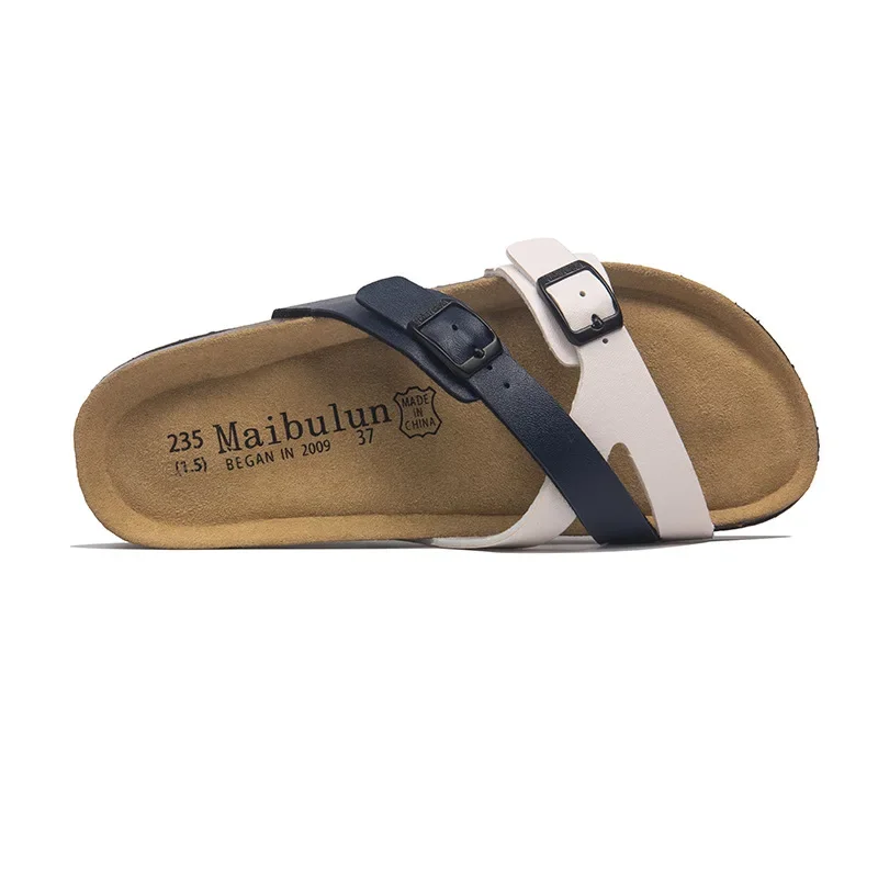Casual Soft Cork Slippers Buckle Couples Beach Outdoor Ins Versatile Color Matching Summer Flip Flops Print Flat slides slippers
Casual Soft Cork Slippers Buckle Couples Beach Outdoor Ins Versatile Color Matching Summer Flip Flops Print Flat slides slippers