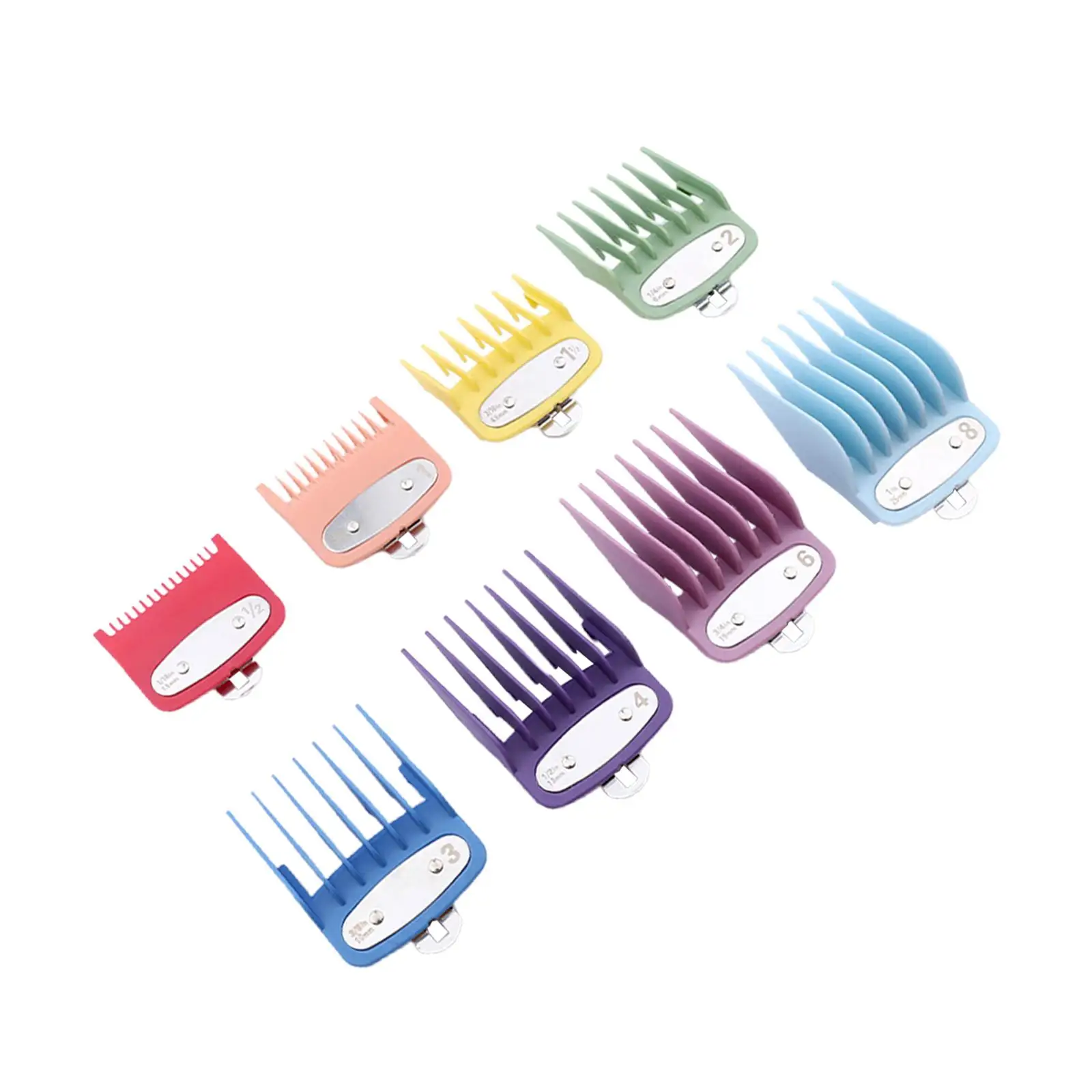 8 Pieces Hair Clipper Guards Professional Attachment Hair Cutting Guide Combs Set for Wahl Hair Clippers Trimmers Barber
8 Pieces Hair Clipper Guards Professional Attachment Hair Cutting Guide Combs Set for Wahl Hair Clippers Trimmers Barber