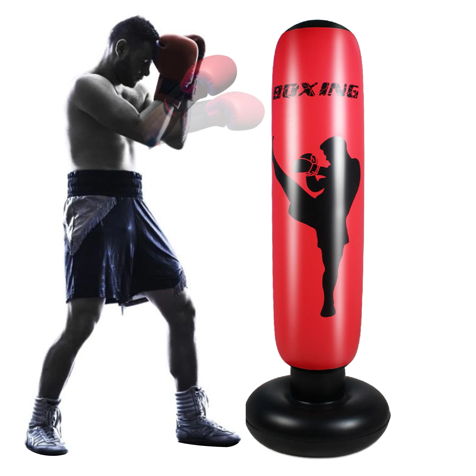 Inflatable Punching Bag for Adult 67inch Free-Standing Boxing Punching Bag for Home Exercise Stress Relief boxing
Inflatable Punching Bag for Adult 67inch Free-Standing Boxing Punching Bag for Home Exercise Stress Relief boxing