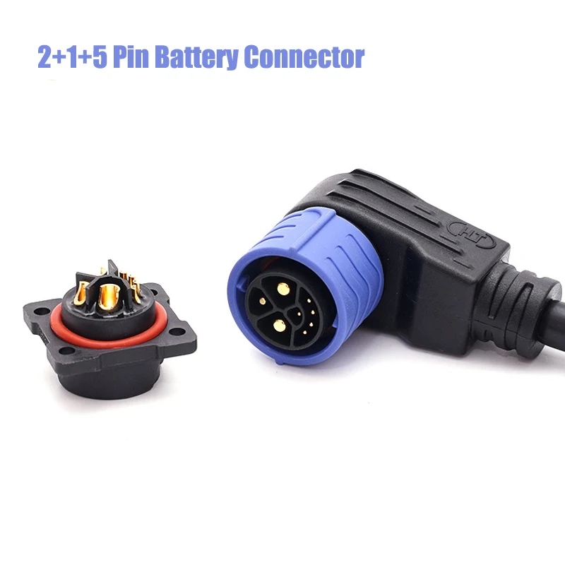 1pc M25 2+1+5 Battery Connector IP67 2+3/2+1+3 Energy Lithium Electric Bicycle Charging Port M25 Plug With Cable Scooter Socket
1pc M25 2+1+5 Battery Connector IP67 2+3/2+1+3 Energy Lithium Electric Bicycle Charging Port M25 Plug With Cable Scooter Socket