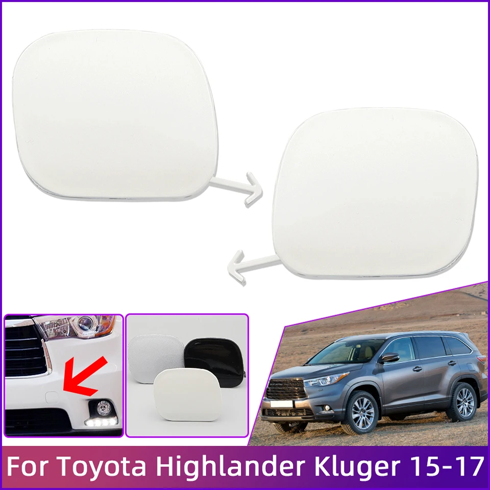 2Pcs Auto Front Bumper Towing Hook Eye Cover Cap For Toyota Highlander Kluger 2015 2016 2017 Tow Hook Hauling Trailer Lid Hood
2Pcs Auto Front Bumper Towing Hook Eye Cover Cap For Toyota Highlander Kluger 2015 2016 2017 Tow Hook Hauling Trailer Lid Hood