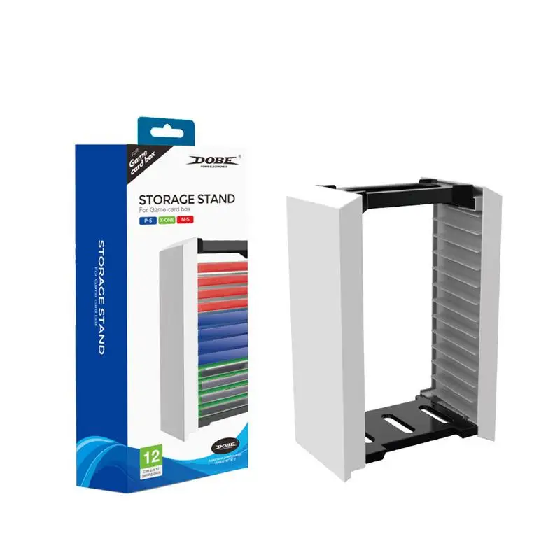 Host Disc Double-layer Storage Box Holder Game Disk Tower Vertical Stand Can Store 12 Game Discs For PS4 PS 5 Switch XboxOne
Host Disc Double-layer Storage Box Holder Game Disk Tower Vertical Stand Can Store 12 Game Discs For PS4 PS 5 Switch XboxOne