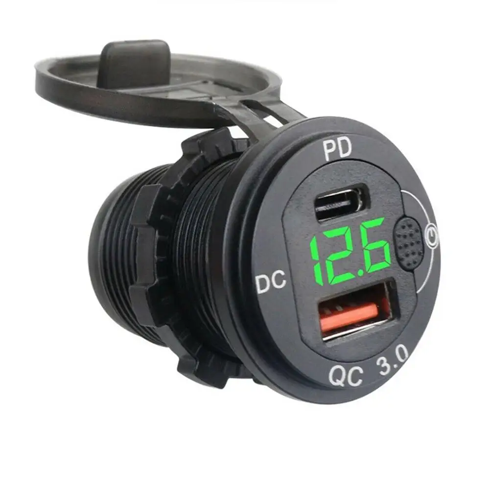 Quick Charge Car Phone Charger PD+QC3.0 Dual USB Fast Charging Cigarette Lighter Adapter Socket For Phone Car Marine Motorcycle
Quick Charge Car Phone Charger PD+QC3.0 Dual USB Fast Charging Cigarette Lighter Adapter Socket For Phone Car Marine Motorcycle