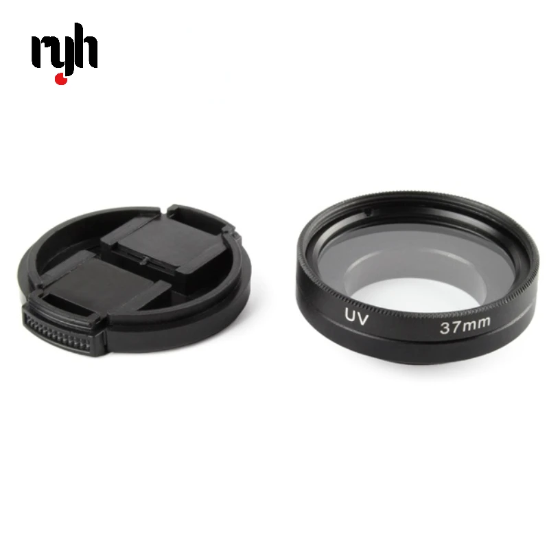 

37mm UV Filter with Lens Protector Cap for GoPro Hero 4 3+ 3 for Go Pro Accessories High Transmittance