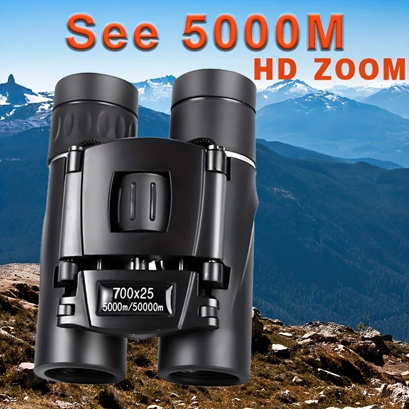 500x25/700x25 Powerful Waterproof Binoculars For Bird Watching, Mountaineering, And Outdoor Hunting - Compact BAK4 Telescope
500x25/700x25 Powerful Waterproof Binoculars For Bird Watching, Mountaineering, And Outdoor Hunting - Compact BAK4 Telescope