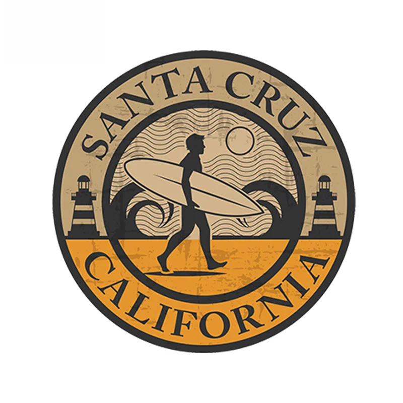 F516# Car Styling Car Sticker Santa Cruz California Vinyl Sticker Laptop Car Surf Cali USA Waterproof
F516# Car Styling Car Sticker Santa Cruz California Vinyl Sticker Laptop Car Surf Cali USA Waterproof