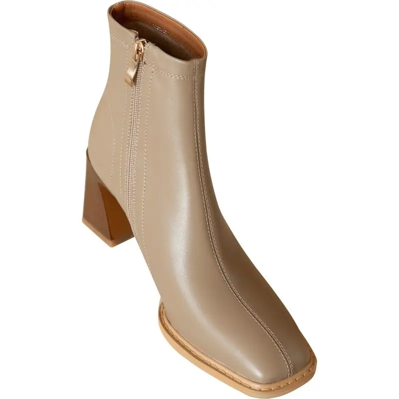 Square Toe Short Boots Women High Heeled Ankle Plus Velvet Thick-heeled Fashion 2022 Autumn Winter New Cowboy Boots
Square Toe Short Boots Women High Heeled Ankle Plus Velvet Thick-heeled Fashion 2022 Autumn Winter New Cowboy Boots
