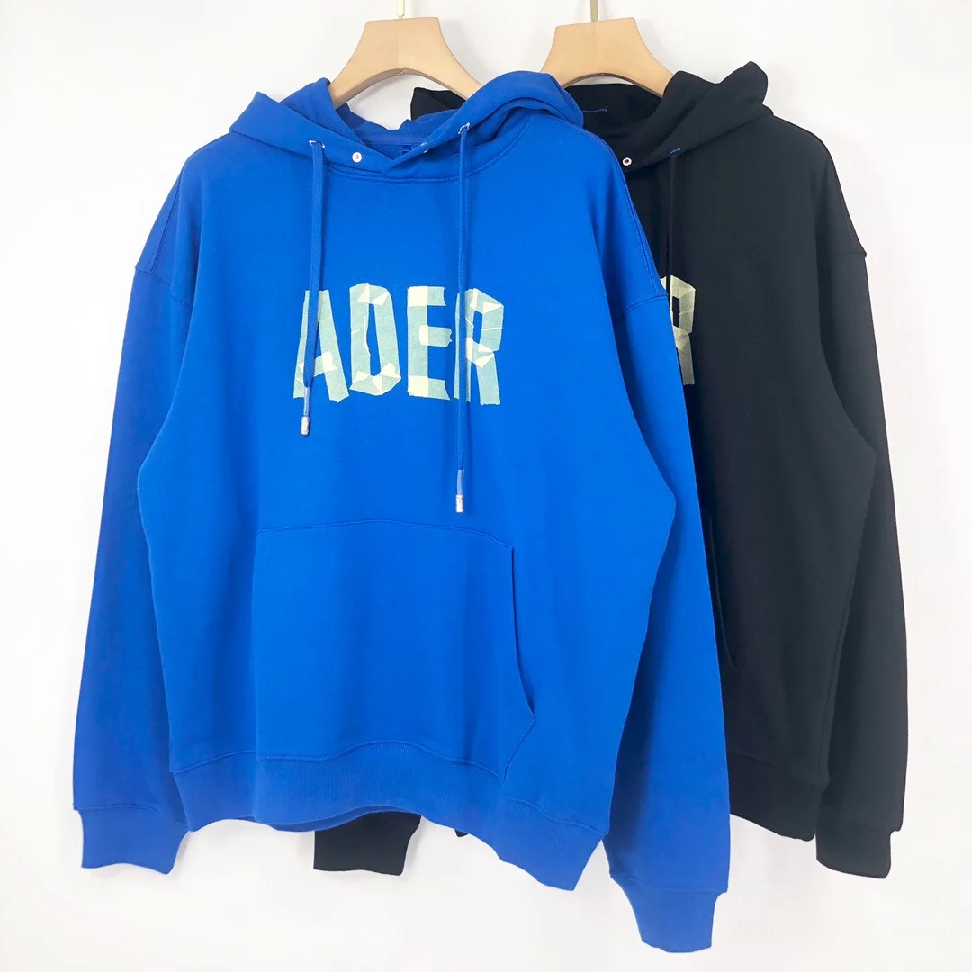 Adererror Hoodie Men Women 1:1 High Quality Adhesive Paper Style Letter Printing Blue Black Ader Logo Error Pullovers
Adererror Hoodie Men Women 1:1 High Quality Adhesive Paper Style Letter Printing Blue Black Ader Logo Error Pullovers