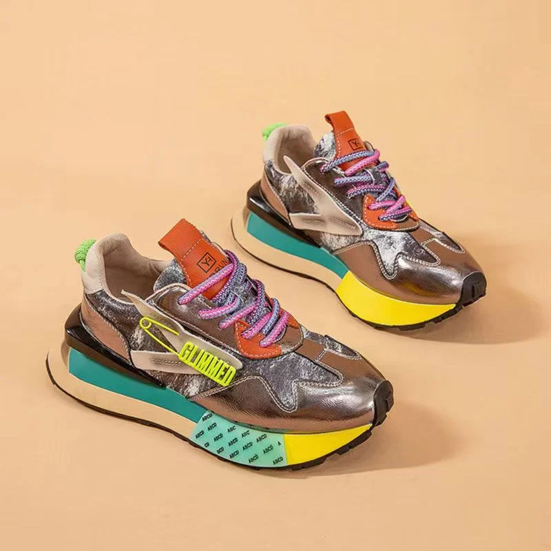 Women's Retro Jogger Sneakers Walking Sport Trainer Shoes Women's Sneakers Print Multicored Chunky Se Fashion Shoes
Women's Retro Jogger Sneakers Walking Sport Trainer Shoes Women's Sneakers Print Multicored Chunky Se Fashion Shoes