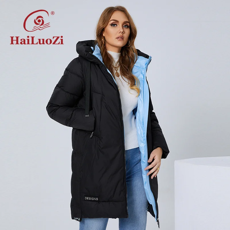 HaiLuoZi 2022 Women's Winter Jacket Mid-long L-6XL Thick Women Coat Fashion Hood Windproof Elegant Female Zipper Parkas 6017
HaiLuoZi 2022 Women's Winter Jacket Mid-long L-6XL Thick Women Coat Fashion Hood Windproof Elegant Female Zipper Parkas 6017