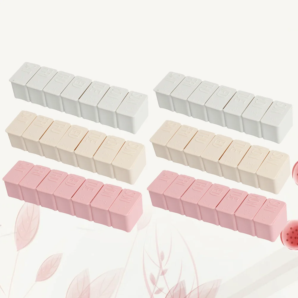6 Pcs Medicine Planner Box Medication Box Storage Containers Storage Box Medication Planner Reminder Organizer
6 Pcs Medicine Planner Box Medication Box Storage Containers Storage Box Medication Planner Reminder Organizer